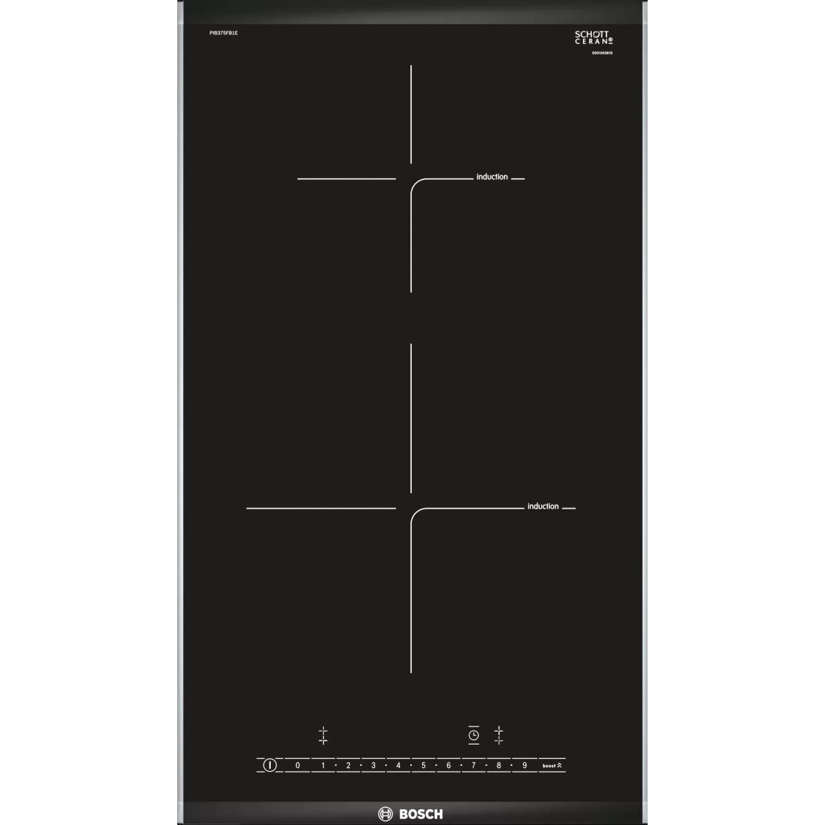 Bosch 博世 PIB375FB1E 30厘米組合式電磁爐：17段精準火力，2級能源標籤